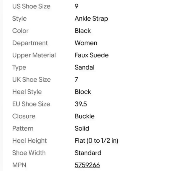 NIB ASOS TAROT CARD Wide Fit Western Black Suede Heeled Sandals $60 - Picture 9 of 9